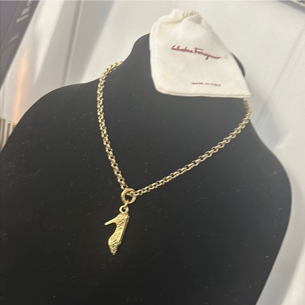 Salvatore Ferragamo necklace with shoe 👠 pendant